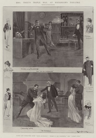 Le Triple Programme de Mrs Tree au Théâtre Wyndham - Ralph Cleaver
